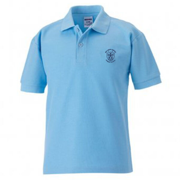 Malvern Parish Sky Polo Shirt Thumbnail